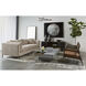 Quill 51 X 27.5 inch Grey / Antique Brass Coffee Table